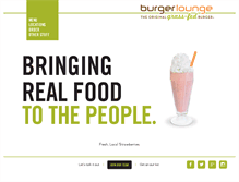 Tablet Screenshot of burgerlounge.com